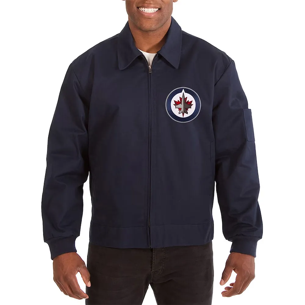 Winnipeg jets workwear full zip bomber jacket