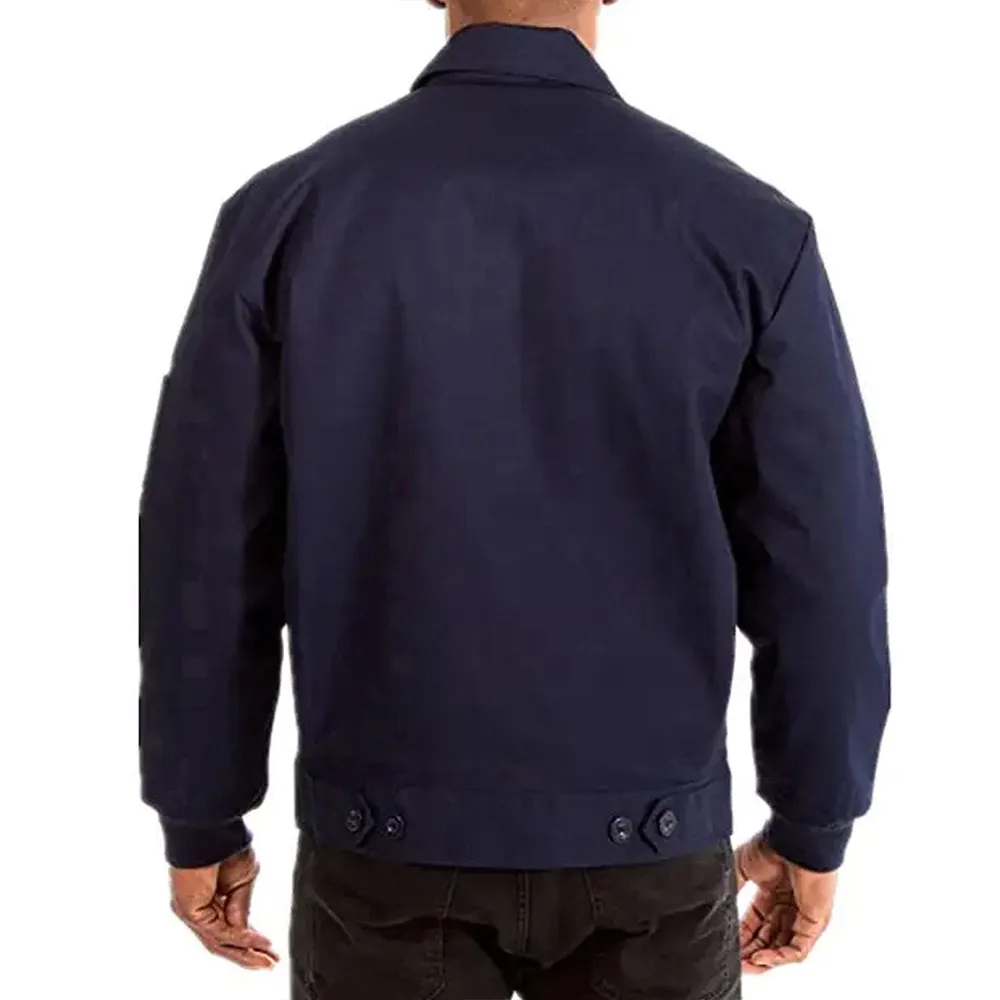 Winnipeg jets workwear navy cotton jacket
