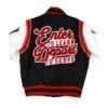 Winston salem state motto 20 black white wool leather varsity jacket 2