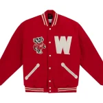 Wisconsin Badgers Authentic Red Wool Jacket