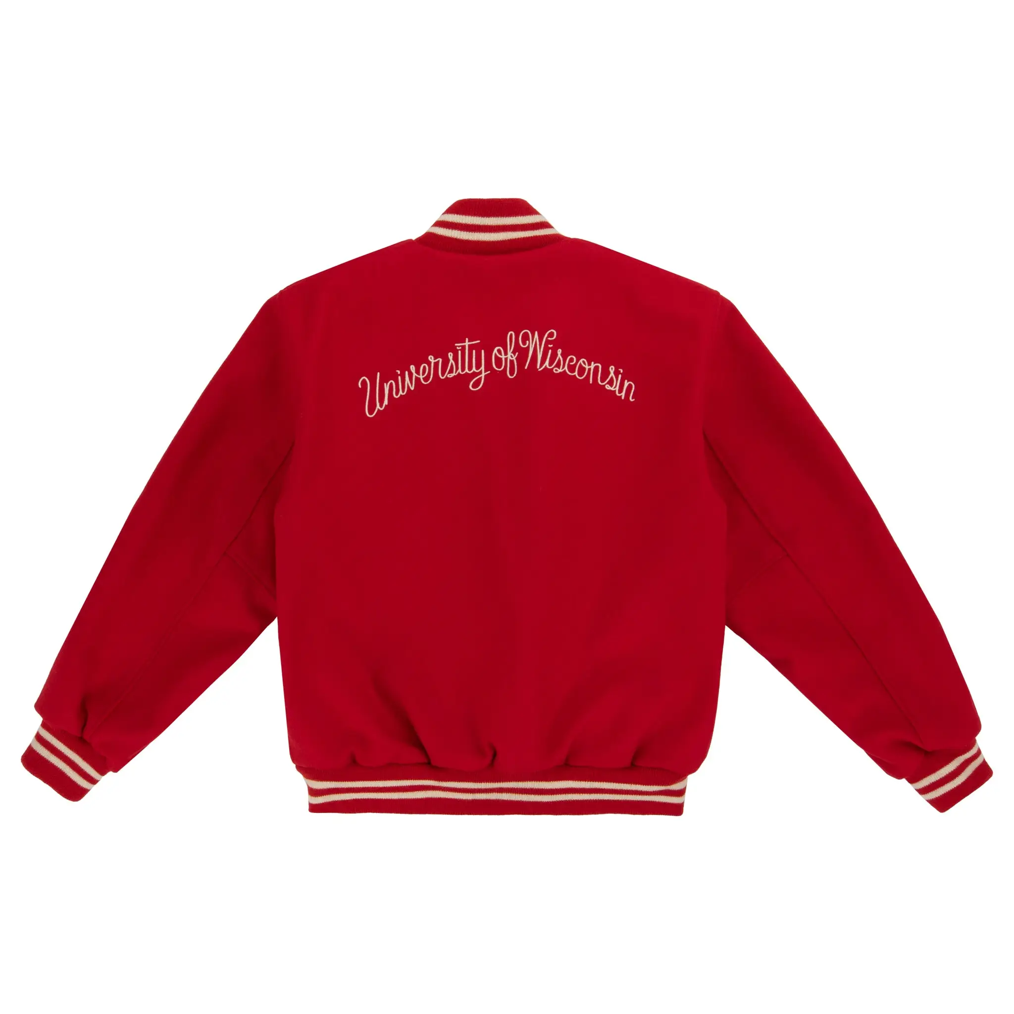 Wisconsin badgers 1952 authentic wool varsity jacket embroidered patches