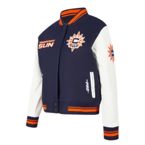 Wnba connecticut sun retro classics womens wool jacket