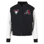 Arizona Diamondbacks Woman's Classic Wool/Leather Jacket