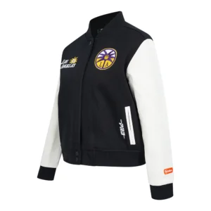Womens angeles sparks classic essentials varsity jacket