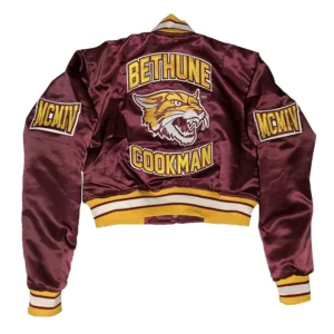 Womens bethunecookman wildcats campus remix varsity jacket
