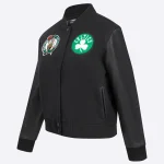 Boston Celtics Classic Women's Wool/Leather Jacket
