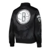 Womens brooklyn nets classics black jacket