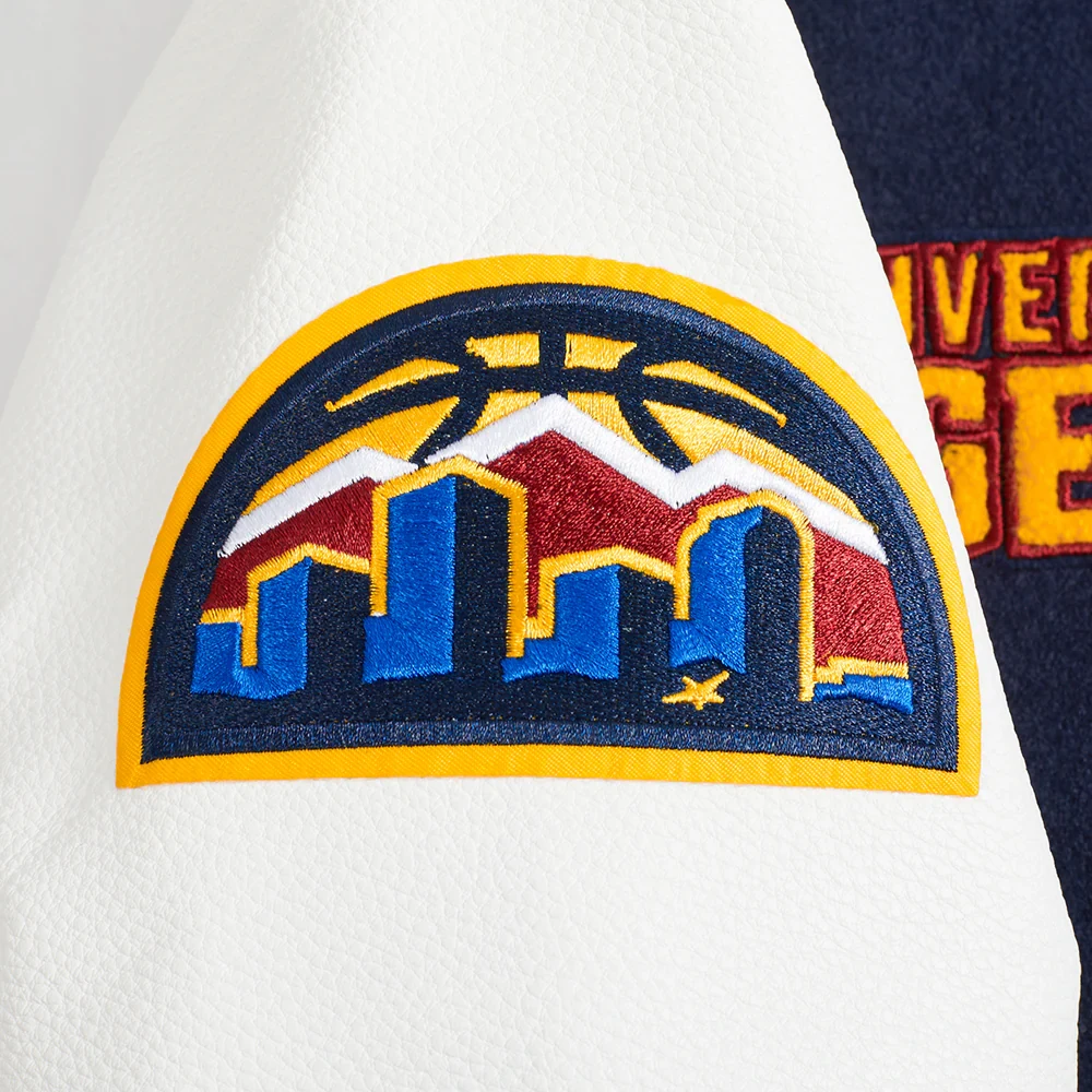 Womens denver nuggets retro classic jacket