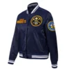Womens denver nuggets retro classic satin