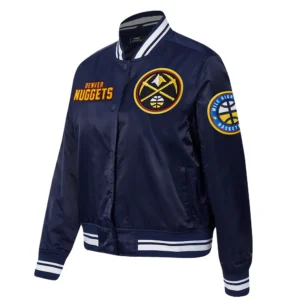 Womens denver nuggets retro classic satin
