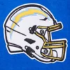 Womens los angeles chargers pro standard classic wool and leather varsity jacket 7