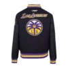 Womens los angeles sparks retro classic black varsity jacket