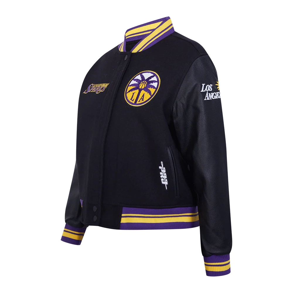 Womens los angeles sparks retro classic varsity jacket