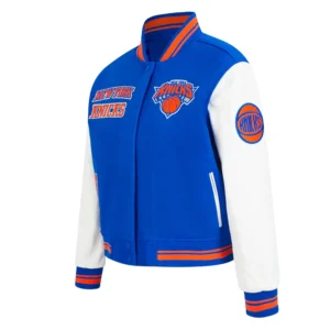 Womens new york knicks retro classic varsity jacket