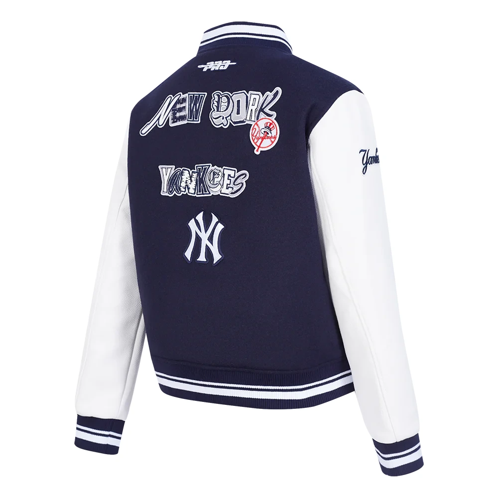 Womens new york yankees city ransom varsity jacket