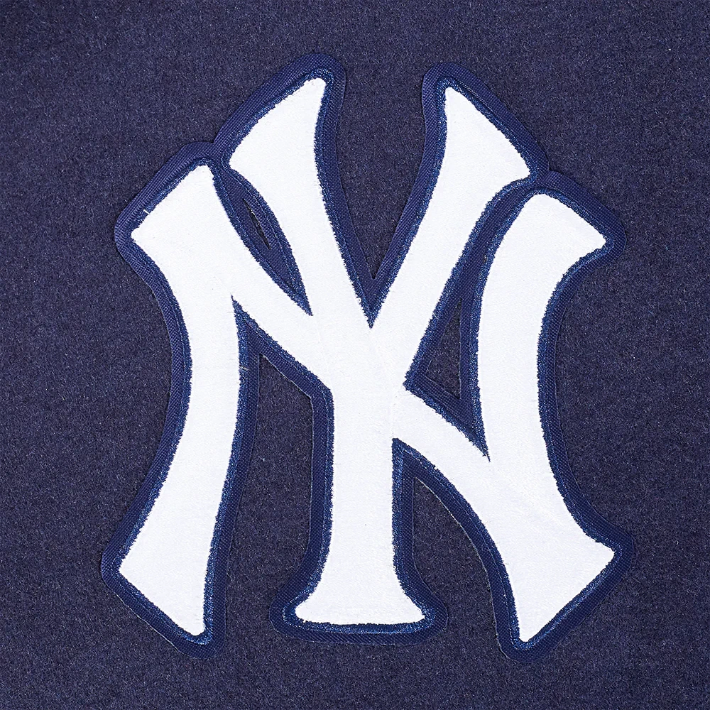 Womens new york yankees city ransom wool varsity jacket