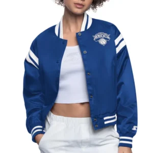 Womens ny knicks full count jacket