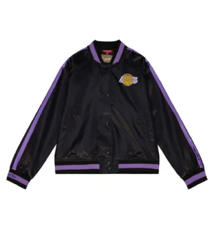 Womens raglan satin jacket los angeles lakers