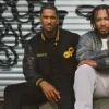 Wu tang hart black letterman varsity jacket