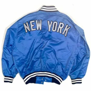 Yankees vintage world series blue varsity jacket
