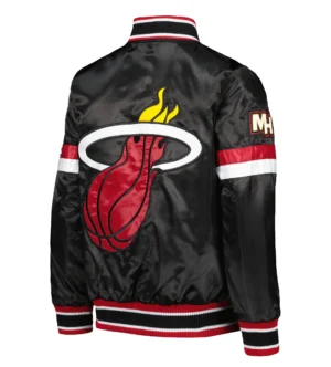 Youth starter black miami heat home game varsity s