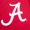 Alabama crimson tide cooperstown full snap satin varsity jacket 1
