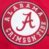 Alabama crimson tide cooperstown full snap satin varsity jacket