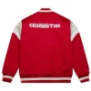 Alabama crimson tide cooperstown full snap satin varsity jacket 2