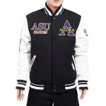Alcorn State Braves Classic Wool/Leather Jacket