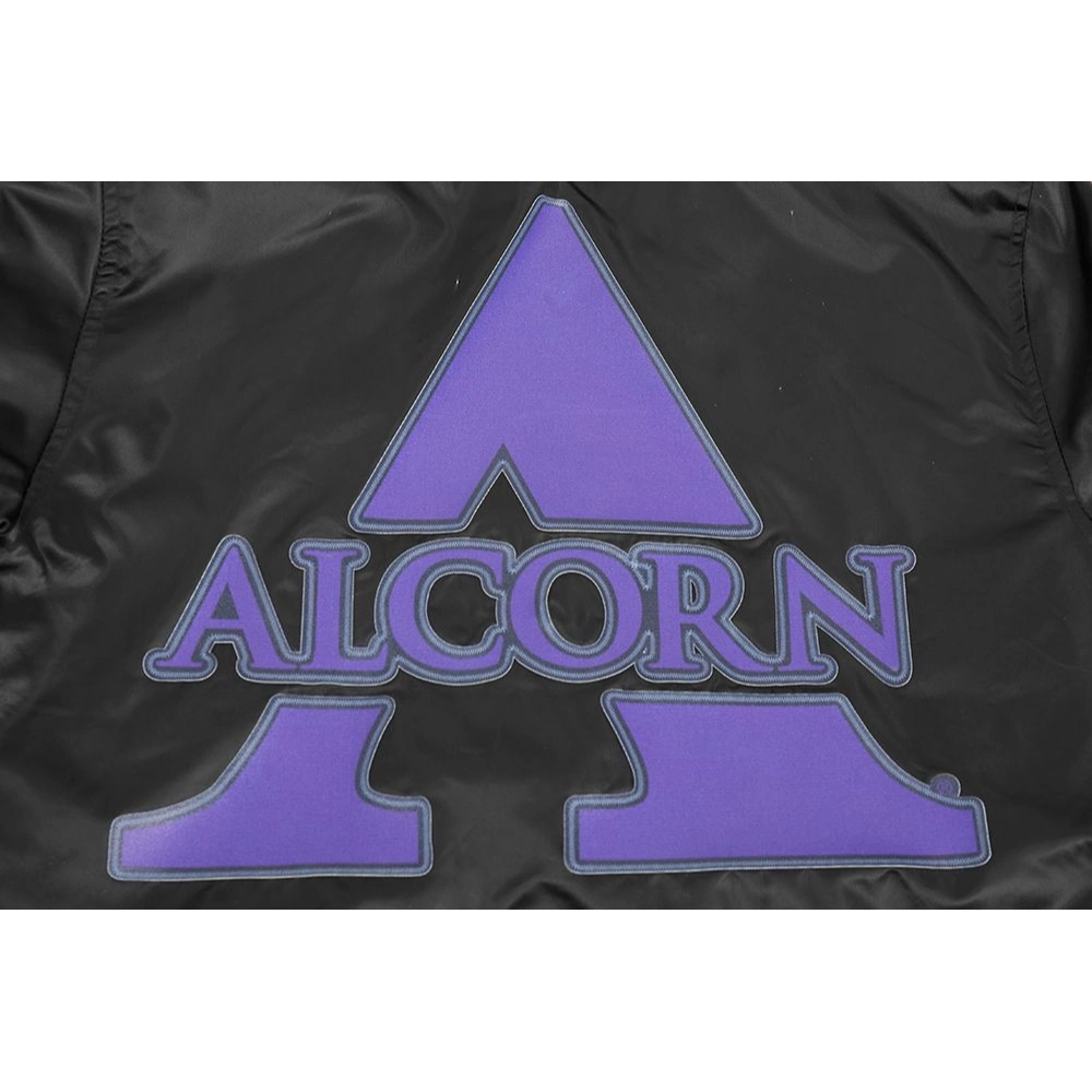 Alcorn state braves classic full snap satin varsity patches