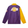 Arched retro lined windbreaker los angeles lakers 1