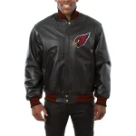 Arizona Cardinals Full Leather Black Jacket