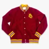 Arizona state sun devils retro bomber red satin varsity jacket 1