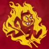 Arizona state sun devils retro bomber red satin varsity jacket 3