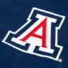 Arizona wildcats script retro navy satin varsity jacket 2