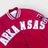 Arkansas razorbacks 1980s red satin varsity jacket 3