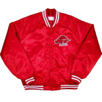 Arkansas Razorbacks 90's Vintage Red Satin Jacket