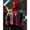 Arkham knight red hood leather jacket
