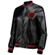 Atlanta united fc the wild collective womens black polyester varsity jacket 1