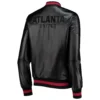 Atlanta united fc the wild collective womens black polyester varsity jacket