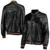 Atlanta united fc the wild collective womens black polyester varsity jacket 6
