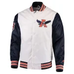 Auburn Tigers The Rookie Black/White Satin Jacket