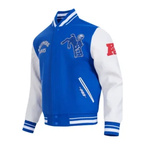 Baltimore colts retro classics wool leather jacket