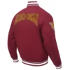 Bethunecookman wildcats classic maroon wool varsity jacket