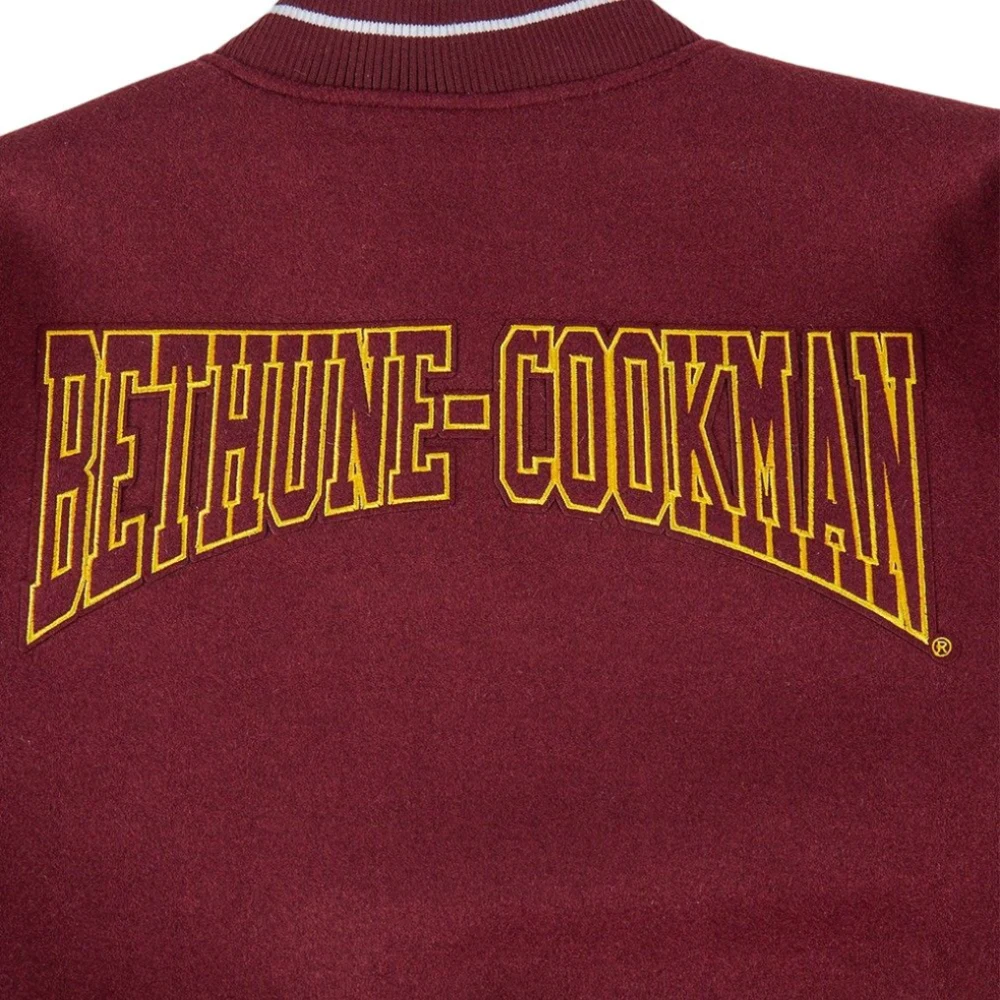 Bethunecookman wildcats classic wool varsity patch logo