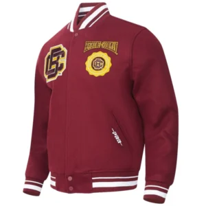 Bethunecookman wildcats maroon varsity jacket