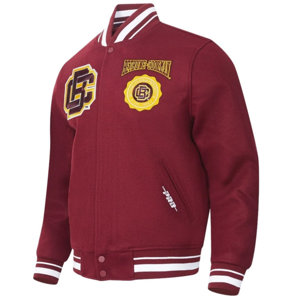 Bethunecookman wildcats maroon varsity jacket