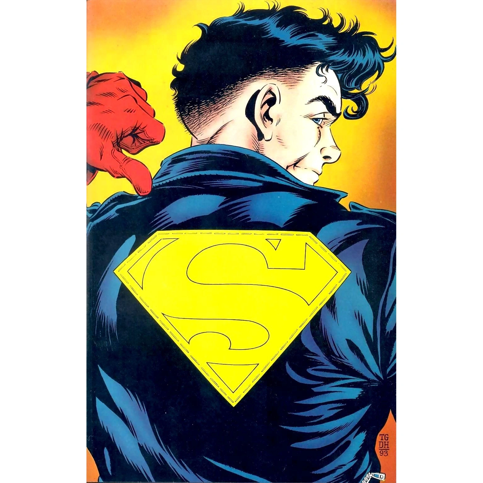 Black superboy leather jacket