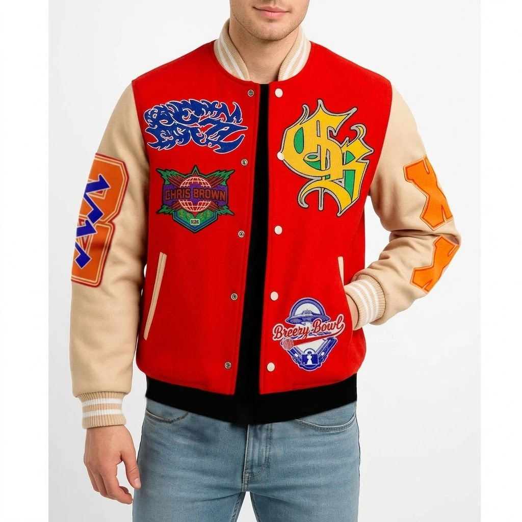 Breezy bowl red jacket