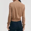 Brown womens bomber jacket